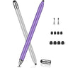3 in 1 Stylus Pens for Touch Screens, High Sensitivity & Precision Capacitive Stylus Pencil -2 Pcs