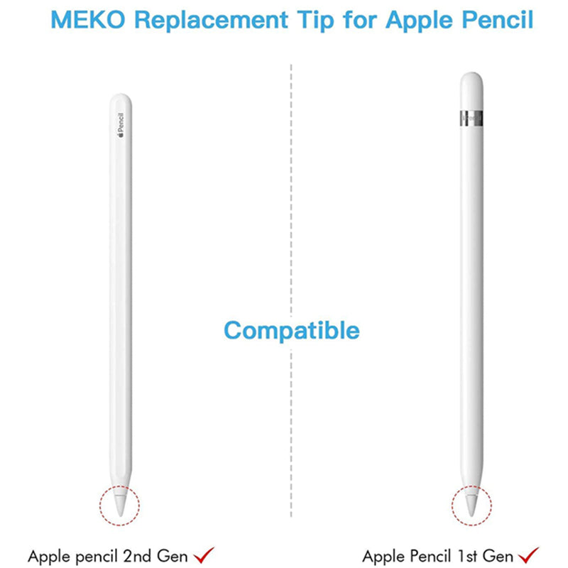 4 Pack Replacement Tips for Apple Pencil (1st Gen & 2nd Gen) Suitable –  MekoTech