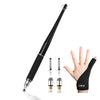 Baseball Stylus with Anti-fouling Palm Rejection Artist Glove